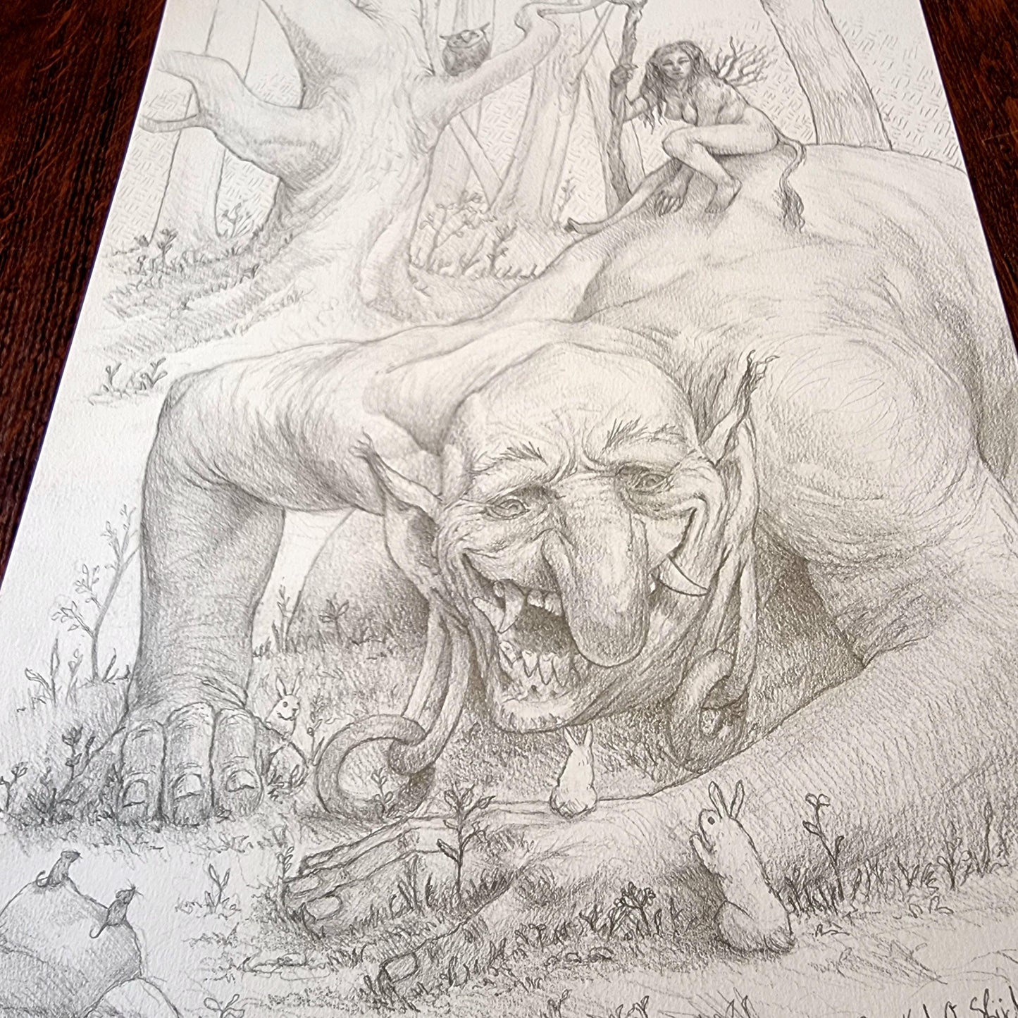 Naturens Mangfoldighed - Original tegning A3