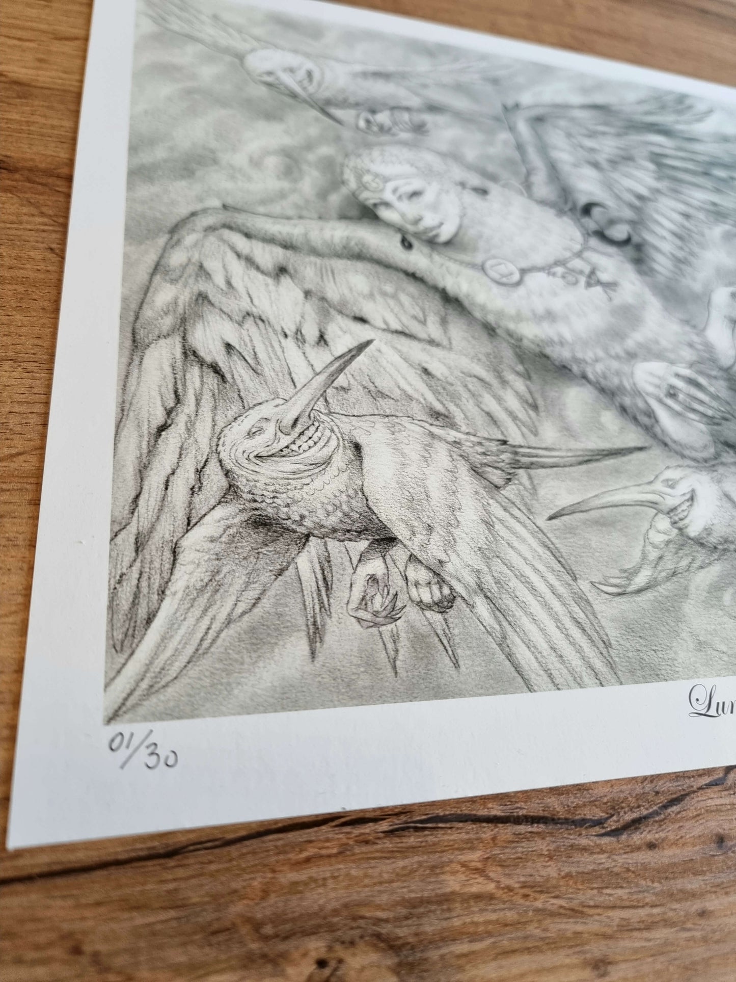 Luna - Nummereret og signeret